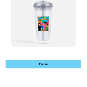 Clear Tumbler with Straw